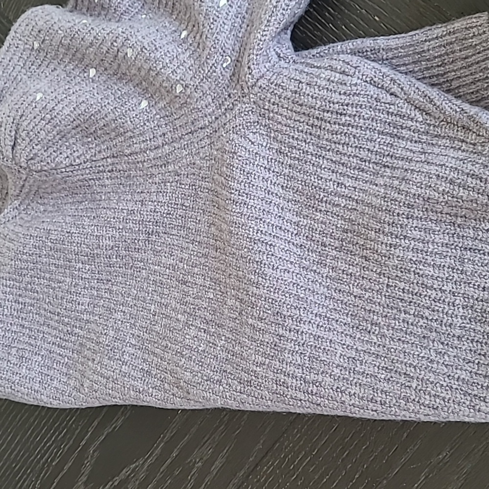 NWT J. Crew Puff-sleeve rhinestone sweater in Supersoft yarn - Picture 5 of 5